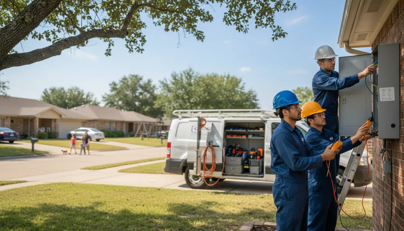 Certified electrician providing emergency electrical services in Oliver, GA